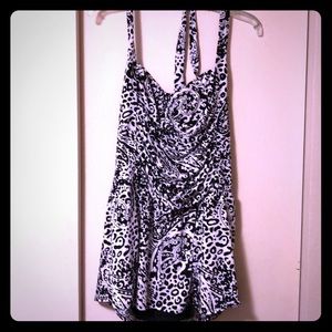Halter top tankini